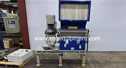 Zerma Used ZBS850 Shredder, Single Shaft, 20" x 33", 24 HP, 460V, Yr. 2015