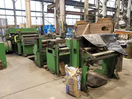 25,000 LB x 36" WIDE x .040" GAUGE PAXSON/LITTELL CUT-TO-LENGTH LINE. STOCK #0741022.