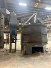 84" WHEELABRATOR SINGLE CLAM TYPE DOOR BLAST MACHINE: STOCK #81349