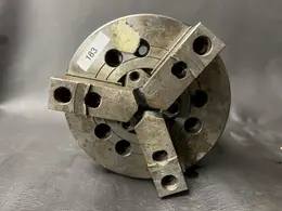 Kitagawa HOB-6 Used 6" CNC 3-Jaw Closed Nose Power Chuck No Adapter