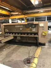 10' X 1/4" CINCINNATI 250HS HYDRAULIC SQUARING SHEAR. STOCK # 0417923