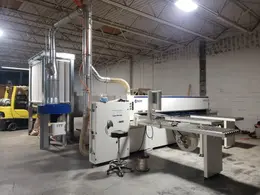 SCM Gabbiani P75 Beam Saw, 2019 – LOW HOURS, Dust Collector