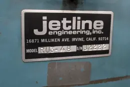 48' JETLINE RU3-48 SHEET PLANISHER: STOCK #71520