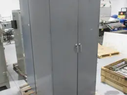 Steel Cabinets - 2-Door, 4-Shelf (2)- Auction Item