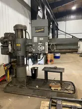 5' X 11" CINCINNATI BICKFORD CHIPMASTER RADIAL ARM DRILL. STOCK # 0418421