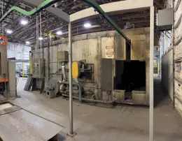 ADVANCED CURING SYSTEMS AUTOMATIC HANGER CONVEYOR PASS-THROUGH SYSTEM: YOBRO #24994