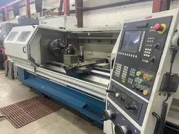 Romi C680 CNC Lathe, 2012 – Tailstock, Chip Conveyor