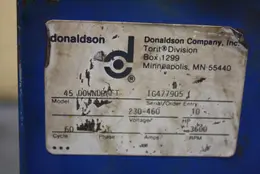 60' X 48' TORIT MODEL 45 DOWNDRAFT TABLE STOCK:67466