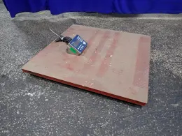 BTEK 5000 LBS / 48" X 48" DIGITAL FLOOR SCALE   -  BT-4848-5K-FEFS-TA