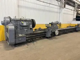 56" x 336" (28') BERTRAM ENGINE LATHE WITH DUAL CARRIAGES: STOCK #10964