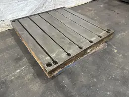 66" X 62" X 6" LAKE SHORE T-SLOTTED FLOOR PLATE: STOCK #78749