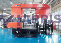 Used, Amada Model H-1080 Horizontal Bandsaw, 39" x 51" capacity