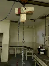 1/4 TON COFFING ELECTRIC CHAIN FALL HOIST. STOCK # 0958721