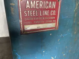 6000 LBS AMERICAN STEEL LINE COIL REEL: STOCK #75627