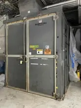 2012 BLAST-IT-ALL MODEL ROOM 9' x 10' x 10' WALK-IN BLAST CABINET: YOBRO #25314