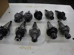 CT40 Taper Tool Holders; (3) ER20 Collet Holders, (7) ER16 Collet Holders- Auction Item