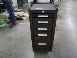 Kennedy Narrow Rolling Side Tool Box, 5 Drawers with Contents- Auction Item