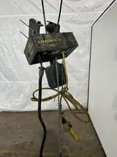 1/2 TON R&amp;M LOADMATE POWERED CHAIN FALL HOIST. STOCK # 1157522