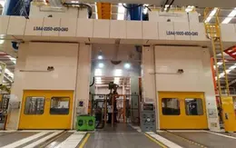 2250 Ton/1000 Ton Rotem Hyundai Straight Side Transfer Press STOCK# 4303