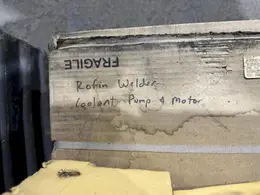 COOLANT PUMP &amp; MOTOR FOR ROFIN LASER WELDER: STOCK #22081