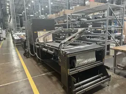 Eastey EM3080TK Large Format L-Bar Sealer with with Eastey ETB2420L Heat Tunnel, 2020 – Includes Powered Film Unwind