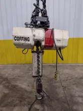 3 TON COFFING MODEL #EC6010 ELECTRIC CHAIN HOIST WITH TROLLEY: STOCK #23146
