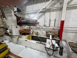 10,000 lbs. x 48" Wide Used Dallas Motorized Coil Reel with Coil Car Model DPR-10000 x 48-LH