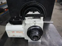Haas HA5C Brushless Programmable Rotary Table, 5C Collet Closer, Mounted on Aluminum Fixture Block- Auction Item