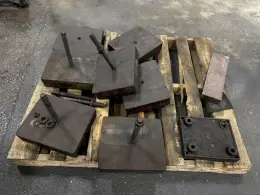 (7) 12" X 10" X 2 3/4" VIBRO-DYNAMIC PRESS ISOLATION PADS: YOBRO #23915