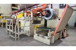 15,000 lbs. x 42" Dallas Coil Reel and Dallas Powered Straightener Available For Sale!