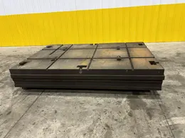 60" X 90.5" X 13" T SLOTTED FLOOR PLATE: STOCK 11836
