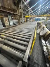 15,000# X 76" x 300" POWERED BRANER BANDING LINE CONVEYOR# 4055