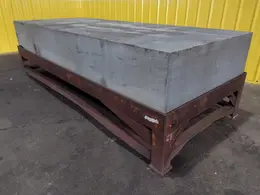 10' x 4' X 16" PRECISION GRANITE SURFACE PLATE W/ TABLE STAND: STOCK #19003