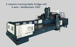 Johnford - Dmc4100LH X: 4100 - Y: 2800 - Z: 800 mm CNC 5 axes