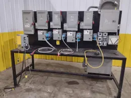 3 PHASE (240 &amp; 480 VOLT) ELECTRIC TEST BENCH WITH 15 &amp; 45 KVA TRANSFORMER: YOBRO #25298