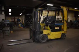 10,000 LB HYSTER MODEL #E100XL ELECTRIC FORKLIFT: STOCK #12266
