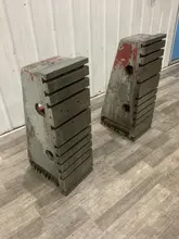 1 SET OF 12" X 36" G &amp; L T SLOTTED ANGLE PLATES: STOCK #81243"