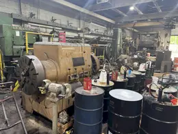 40/104" X 192/312" AXELSON SLIDING GAP ENGINE LATHE. STOCK #0888825