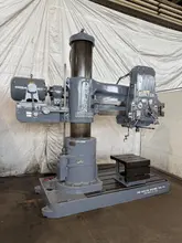 5' X 17" CARLTON 3A RADIAL ARM DRILL. STOCK # 0328226
