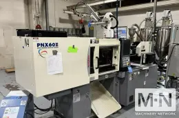 72 TON 1.9 OZ NISSEI MODEL PNX60III-5A INJECTION MOLDING MACHINE MFG 2020