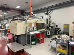 Nissei Used FNX220-50A Hybrid Injection Molding Machine, 237 Ton, 16.9 oz., yr. 2007