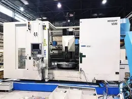 Hessapp VDM-1200-11 Hard Steel CNC VTL, 2009 – 47″ Chuck, 140 HP, 24 ATC, Siemens, Tooling