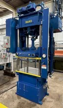 50 TON DAKE MODEL #27-783 HYDRAULIC 4 POST PRESS 14" STROKE: YOBRO #24083