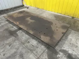 114" X 51" X 7" HIGH STEEL LAYOUT RISER PLATE: STOCK #23182