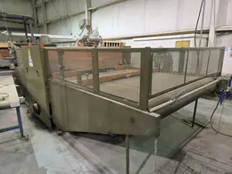 100 TON ATOM S 6110 / 2 L EV DIE CUTTING PRESS W/ UNWIND STATION. STOCK # 0772526