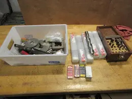Assorted Tooling HSS - Reamers, Endmills, Drills, Slitting Saws, Carbide Inserts &amp; More!!- Auction Item