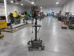 Powermatic Model 1150 15" Drill Press on Portable Rolling Stand, Wired Through Emerson VFD 120V Single Phase- Auction Item