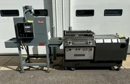 COMPLETE SHRINK PACKAGING SYSTEM Eastey EP2028TK L-Bar and Shanklin T-6XL Heat Shrink Tunnel