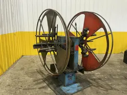 1,100 LB X 14" W GSW PULL OFF DOUBLE END COIL REEL UNCOILER: YOBRO #24860