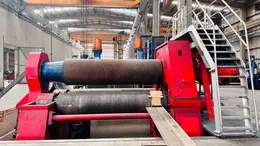 6″ x 11′  DAVI MCO 130 3‑Roll Plate Bending Machine, 2005